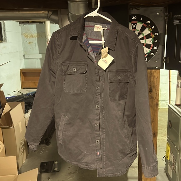 Faherty Jackets & Coats Nwt Faherty Blanket Lined Cpo Jacket Poshmark